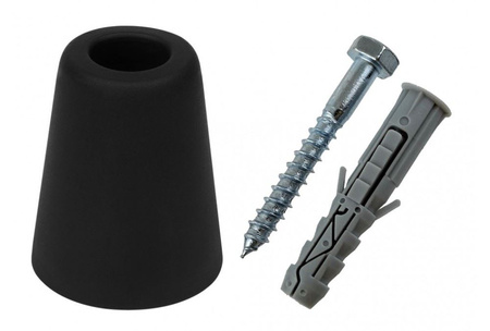 Odbój gumowy do drzwi brązowy 80mm 10-6202