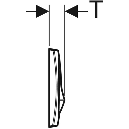 Geberit przycisk uruchamiający Delta 20 biały 115.100.11.1