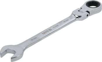 Yato klucz płasko-oczkowy z grzechotką i przegubem 18mm YT-1684