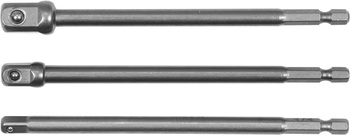 Yato zestaw adapterów hex do nasadek 1/4" 3/8" 1/2" YT-04628