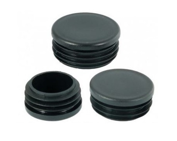 Zaślepka okrągła czarna 20mm ZA-TU-018