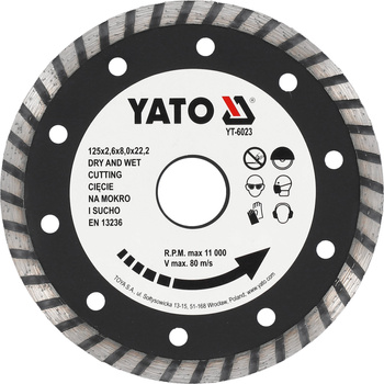 Yato tarcza diamentowa turbo 125mm YT-6023