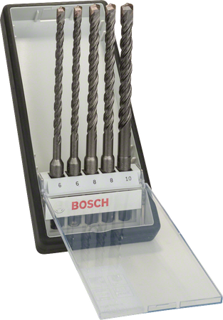 BOSCH 5-częściowy zestaw wierteł udarowych SDS plus-5 6-10mm 2607019928
