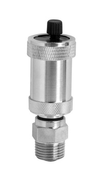 Diamond automatyczny zawór odpowietrzający 1/2" z zaworem odcinającym chrom ART.220-15 CH