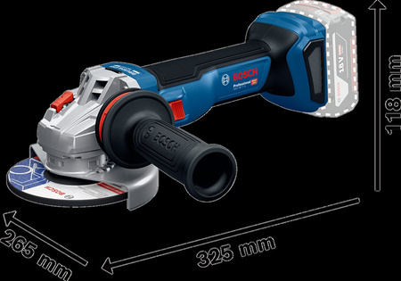 Bosch akumulatorowa szlifierka kątowa GWS 18V-11 S bez akumulatora 06019N4000