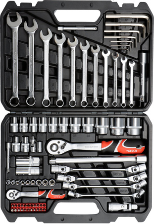Yato zestaw narzędziowy L 1/2" 77-elementowy YT-38781