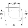 Geberit deska sedesowa Geberit Selnova Square 502.896.00.1