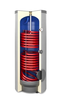 Galmet wymiennik biwalentny 300l Tower Biwal SGW(S)B z dwiema wężownicami spiralnymi 26-309000N