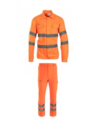 Raw-pol ubranie ochronne typ szwedzki pomarańczowe rozmiar 58