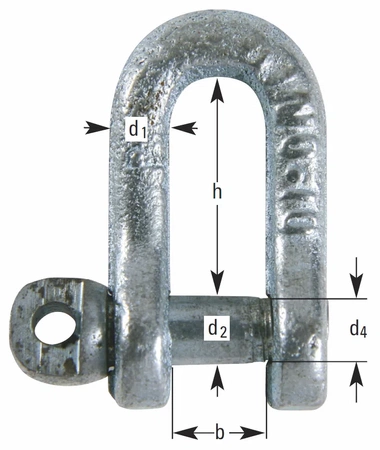 Dolezych szekla prosta DIN 82101 typ A M16 1t 03202010