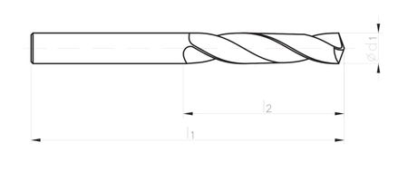 Fanar wiertło DIN 338 3,4mm HSSE IN W2-103811-0340