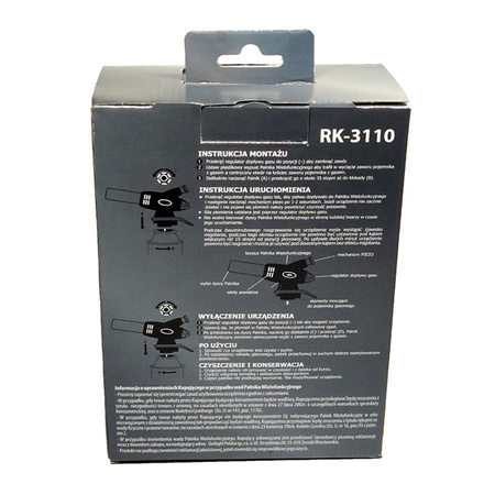Elico wielofunkcyjny palnik RK-3110 + gaz 220g 311020