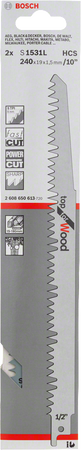 Bosch brzeszczot do piły szablastej S 1531 L 2 sztuki 2608650613