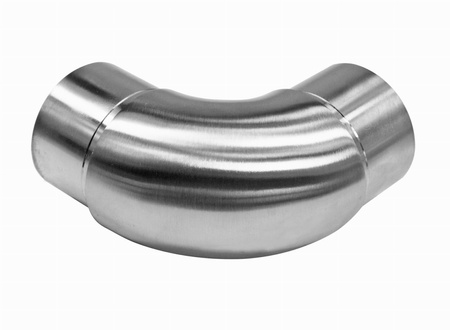 Kolano łagodne wklejane 90° dla rury 42,4x2mm AISI 304 szlif