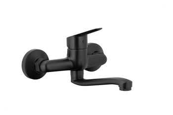 KFA Armatura bateria umywalkowa Sparc Black ścienna 5410-810-81