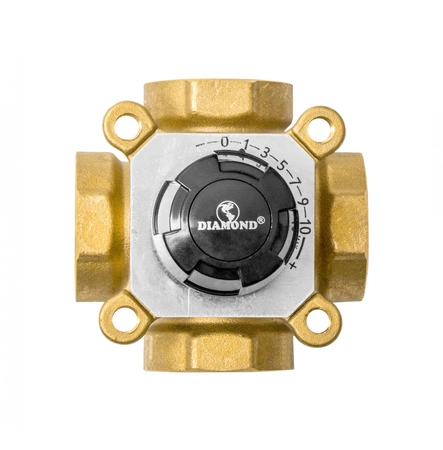 Diamond zawór regulacyjny 4-drogowy 1" ART.19-25