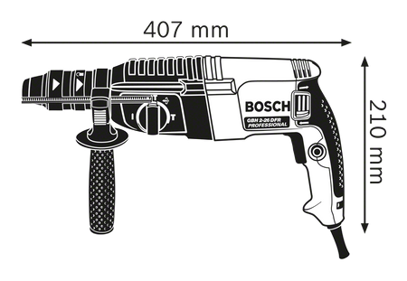Bosch młot obrotowo-udarowy GBH 2-26 DFR 0611254768
