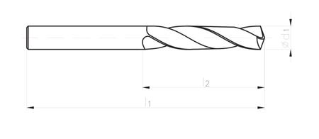 Fanar wiertło DIN 338 12,6mm HSSE W2-101811-1260