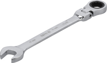 Yato klucz płasko-oczkowy z grzechotką i przegubem 17mm YT-1683