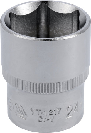 Yato nasadka krótka CV 24mm 1/2" 6-kątna YT-1217