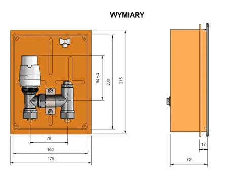 Vario Term zestaw Limit Box RTL do ogrzewania podłogowego typu O ZKORTL06