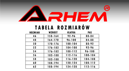 Arhem spodnie ogrodniczki Cosmo rozmiar 60 ARH-COSMO-OGR-60