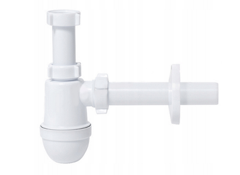 Tycner syfon umywalkowy butelkowy bez spustu z odpływem 32mm 1323