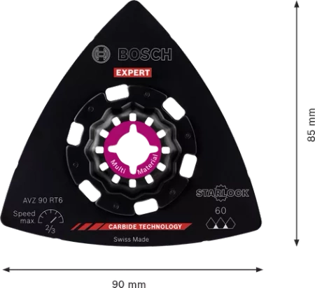 Bosch tarcza szlifierska EXPERT AVZ 90 RT6 2608900049