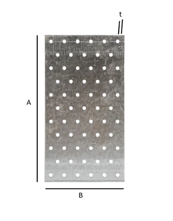 Simpson Strong-Tie płytka perforowana 60x140x2mm NP20/60/140