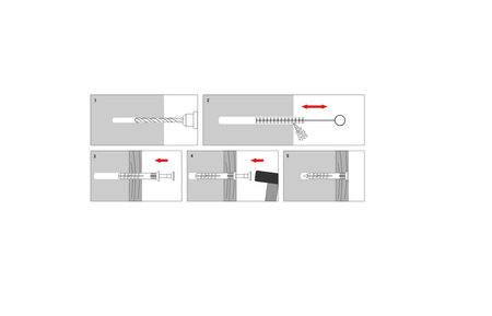 Wkręt-Met kołek szybkiego montażu SM Nylon 10x100mm 50 sztuk SM-10100