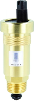 Afriso odpowietrznik automatyczny pionowy PrimoVent G3/8" z Aquastop i zaworem stopowym R1/2" 7773510