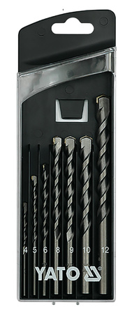 Yato zestaw wierteł do betonu 7 sztuk YT-4390