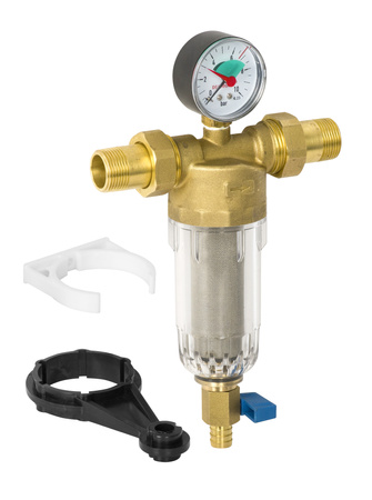 Diamond filtr mechaniczny 1" z płukaniem wstecznym i manometrem ART.350-25