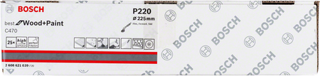 Bosch papier ścierny C470 225mm G220 1 sztuka 2608621039
