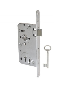Jania zamek drzwiowy 72/55 mm na klucz prawy z dźwignią Z212