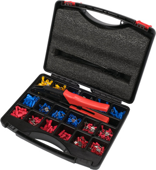 Yato zestaw złączy elektrycznych z zaciskarką YT-068920