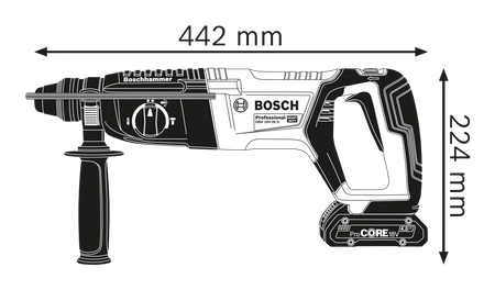 Bosch akumulatorowy młot udarowo-obrotowy GBH 18V-26 D z uchwytem SDS Plus 0611916000