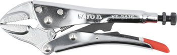 Yato szczypce zaciskowe Morsea 250mm płaskie z blokadą YT-2476