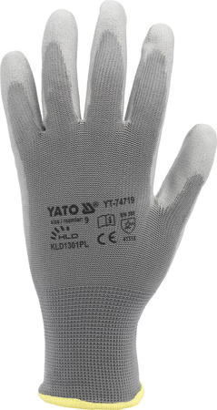 Yato rękawice robocze szare rozmiar 10 YT-7472