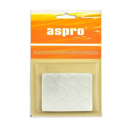 Aspro podkładki żelowe przezroczyste okrągłe 18mm 12sztuk A-40007-10-012