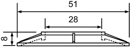 McAlpine uszczelka korka klik-klak P-RW-CLICK