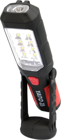 Yato latarka warsztatowa 2w1 led magnetyczna 3xAA YT-08513