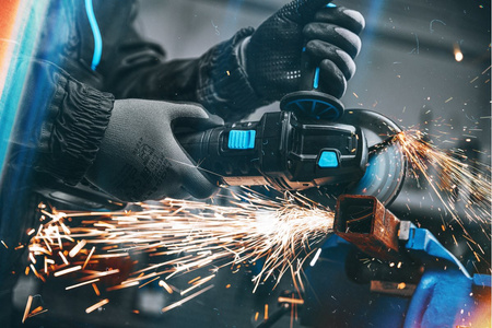 Hogert akumulatorowa szlifierka kątowa 125mm 18V bezszczotkowa HT2E250-B24AG