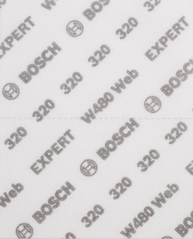 Bosch arkusze do szlifowania ręcznego EXPERT W480 Web 1/4 115x140mm G320 2 sztuki 2608902384