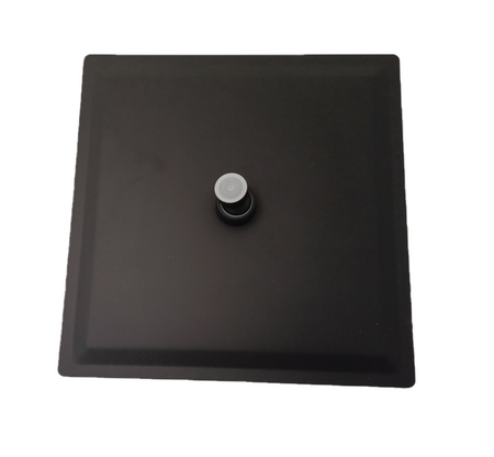 DES Group deszczownica kwadrat slim czarna 25cm