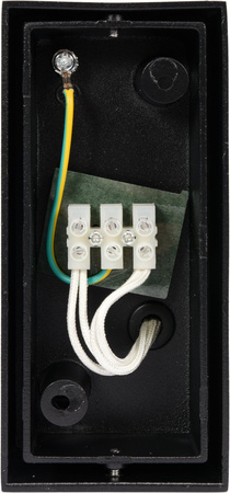 Yato lampa ścienna zewnętrzna 2xGU10 aluminiowa czarna YT-81903