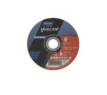 Norton tarcza tnąca Vulcan Inox 125x1x22,23mm 66252833402