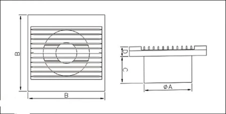 Dospel wentylator domowy Styl 100 WCH 007-0009