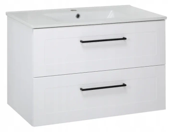 Astor szafka podumywalkowa wisząca Stella 80cm biały połysk AM-KAU-800-77