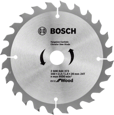 Bosch tarcza pilarska Eco for Wood 160x20x16mm 2608644373